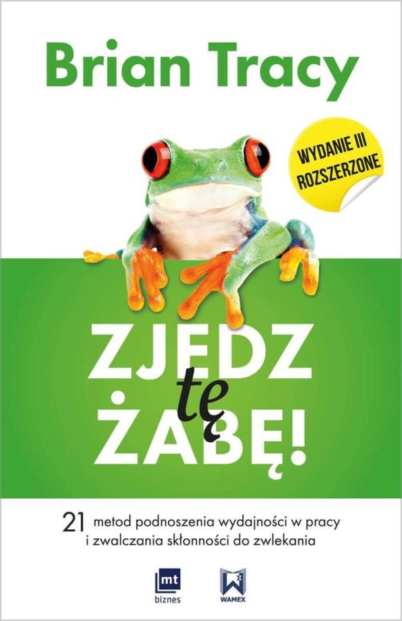 Ranking najlepszych książek biznesowych - okładka książki zjedz tę żabę