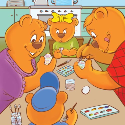Ilustracja z książki Expertuś i wielkanocna lekcja empatii