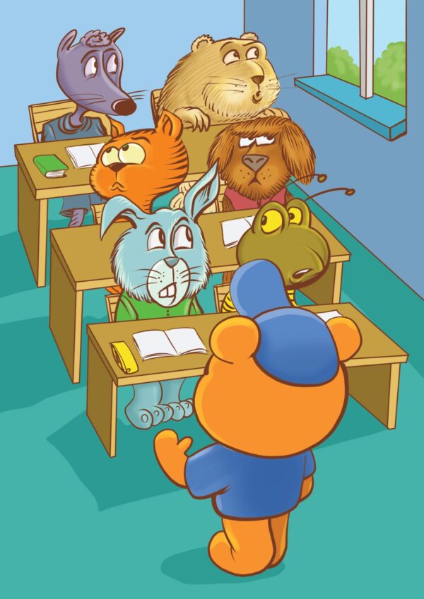Ilustracja z książki Expertuś i sztuka rozmawiania 3