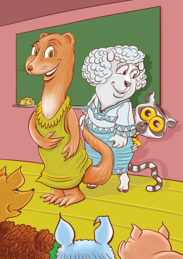 Ilustracja z książki Expertuś i sztuka rozmawiania 6