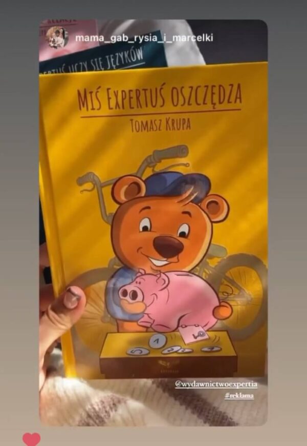Opinie książka Miś Expertuś oszczędza 4