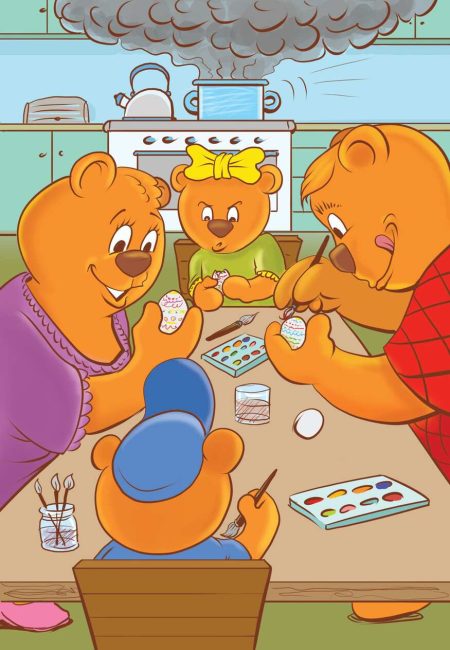 Ilustracja z książki Expertuś i wielkanocna lekcja empatii