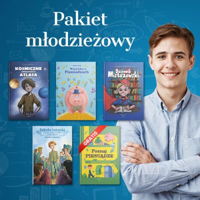 Pakiet książek dla młodzieży Expertia kwadrat